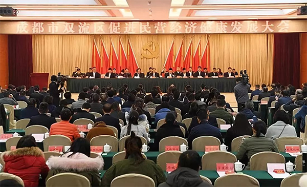永亨團隊參加2018年雙流區促進(jìn)民營(yíng)經(jīng)濟健康發(fā)展大會(huì )